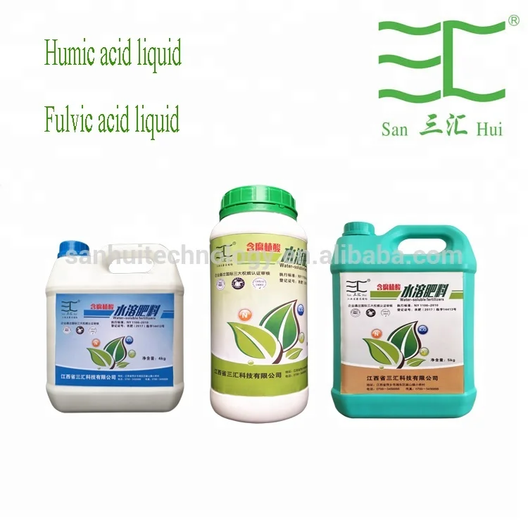 
factory price liquid acid humic organic fertilizer 