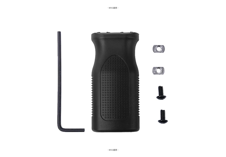 2 Colors Tactical Nylon MVG Rail Vertical Grip Foregrip for 20mm Picatinny Rail System