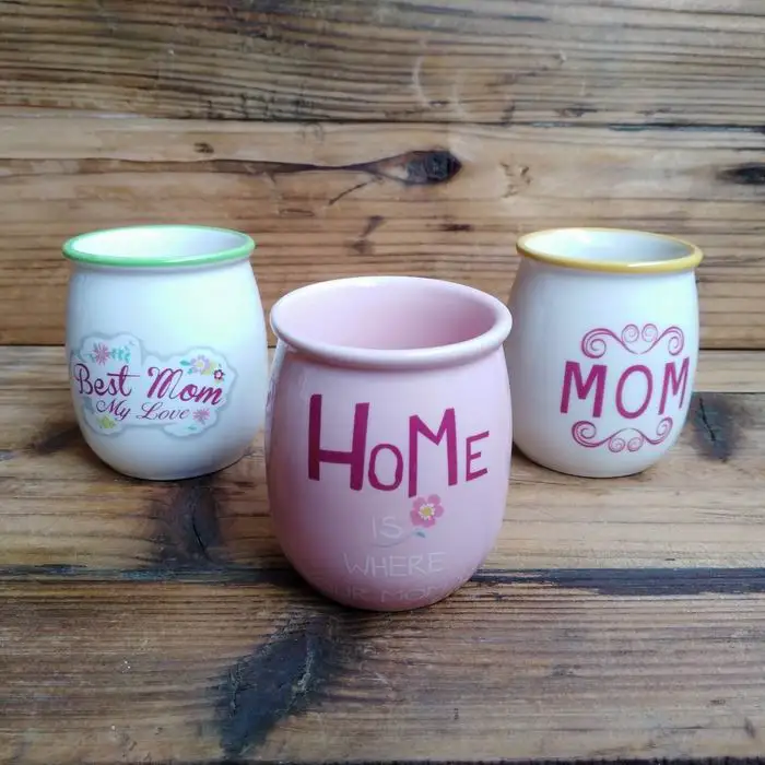 Factory Direct Sale Microwave Safety Ceramic  Pudding  cup stoneware Milk Cup