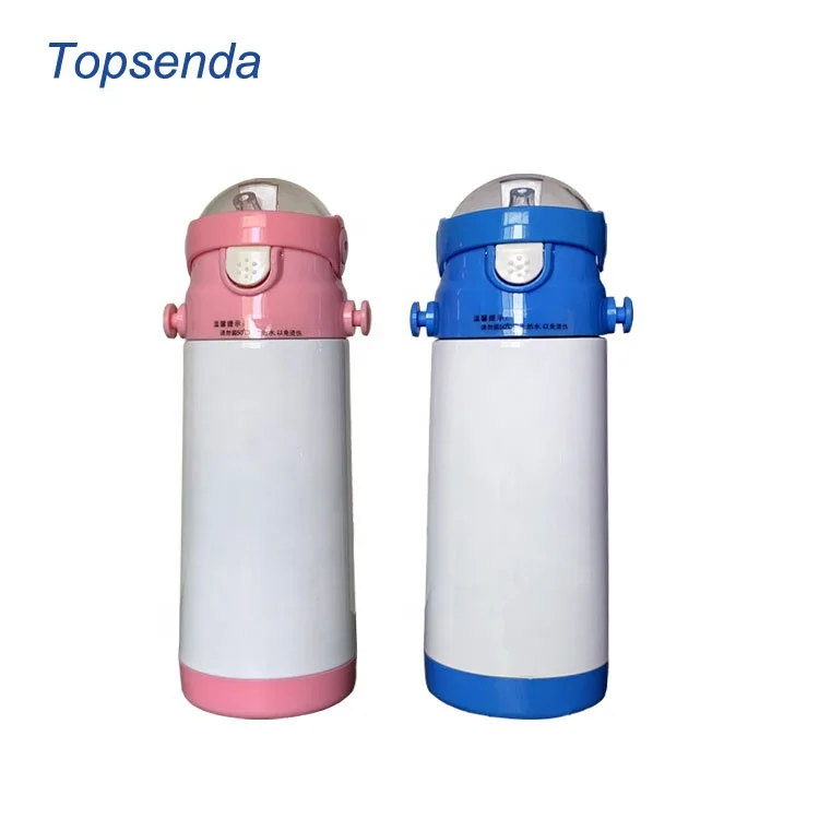 Children Thermal transfer Printing Straw Blank Sublimation Water bottle