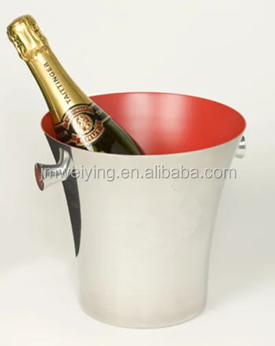 Silver Stainless Steel Ice receptacle Buckets Wine Beer barrel container Champagne Cooler decorative ice Bucket