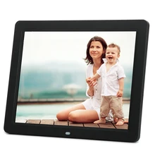 12 inch HD LED 800*600 Digital Photo Frame With Alarm Clock Calendar Slideshow Digital Frame MP3/4 Movie Player Digital Album