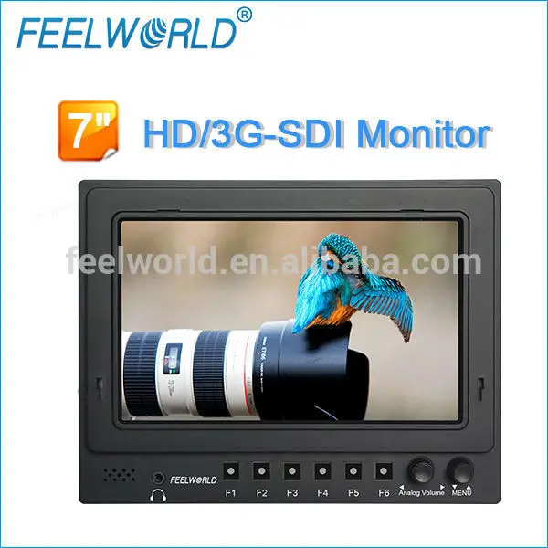 Feelworld портативный 1080 P 7 дюймов HD SDI высокое разрешение жк-монитор, FW-768