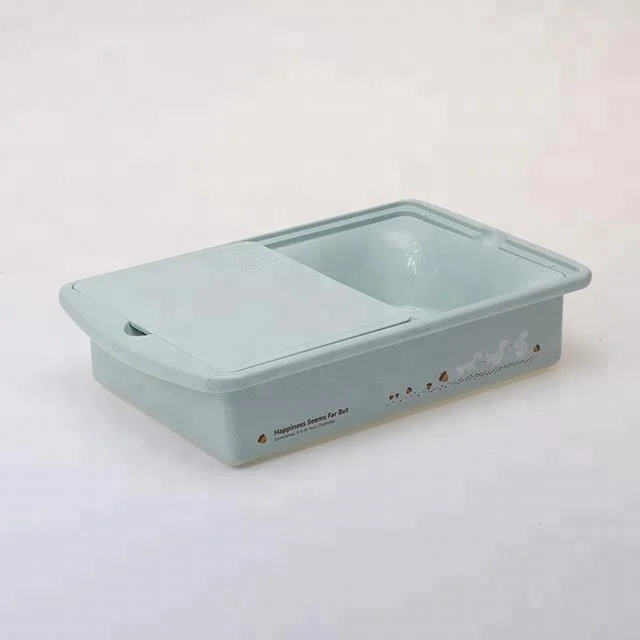 Over the Sink Kitchen Fruit and Vegetable Chop and Drain Wheat Straw Plastic Colanders with Sliding Cutting Board