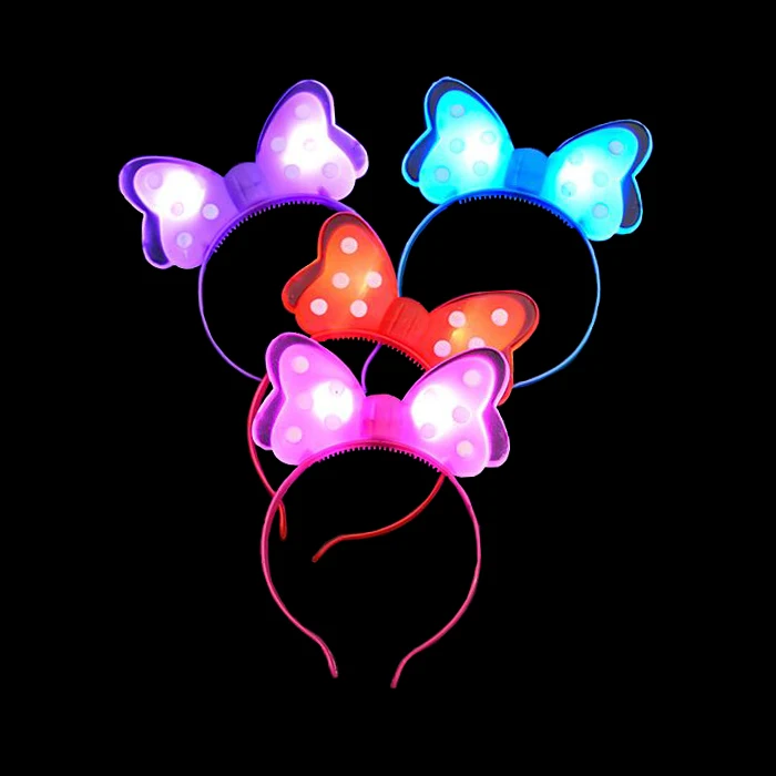 
2019 new arrival Party Hairband Flashing Bowknot LED Headband 