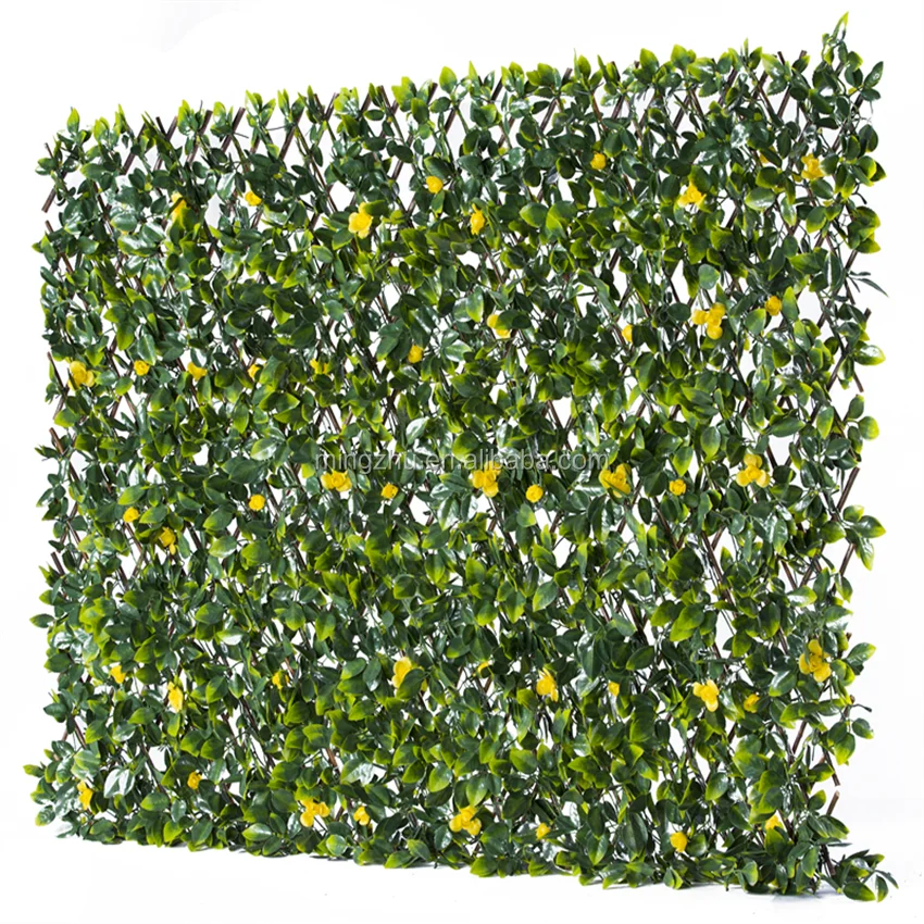 uv outdoor willow expandable trellis fence decoration