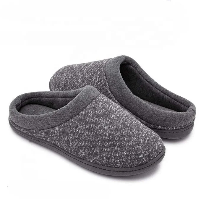 Comfort New Cashmere Cotton Knitted Memory Foam Men House Slippers Prices