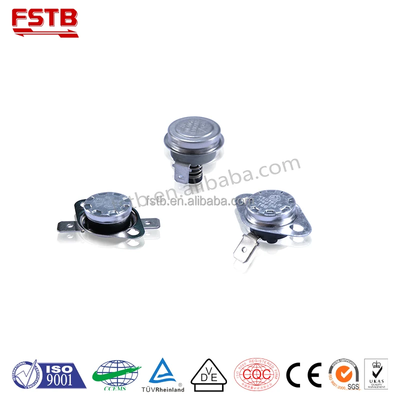 KSD301R Water Heater Thermostat Bimetal Thermal Fuse Snap Circuit Auto Spare Parts