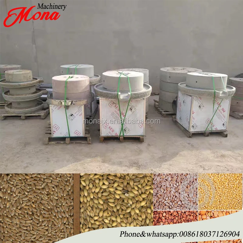 Small Electric Stone mill|Wheat Flour Milling Machine/Peanut Butter Sesame Paste Grinder Stone Mill Machine Factory Directly