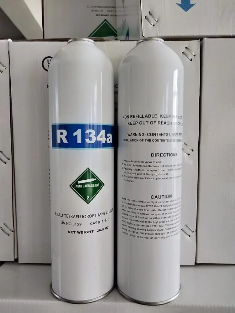 Purity 99.99% R134a Refrigerant Gas small can  for Sale