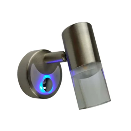 Professional manufacturer 1w 12v LED Swivel Reading Light Blue & White Light for Campervan/Motorhome/Caravan