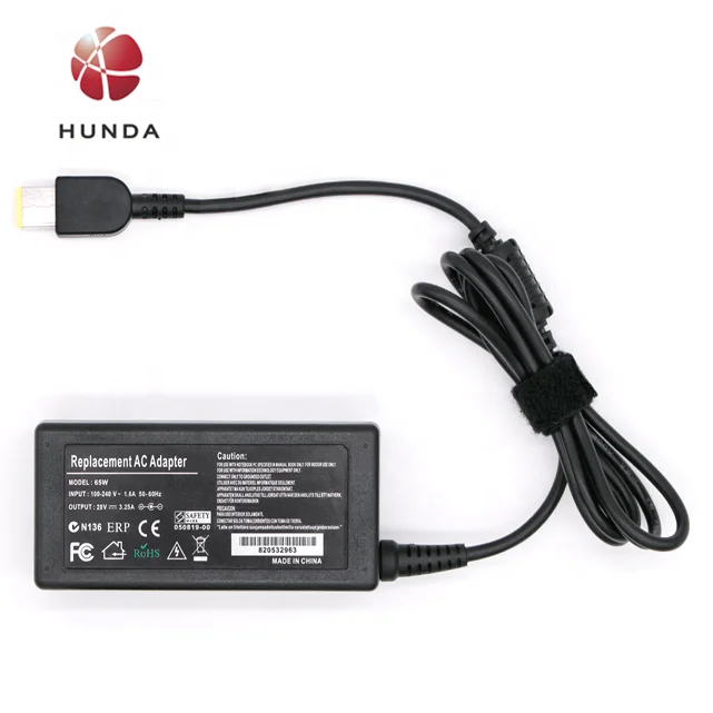 OEM and ODM DC laptop adapter 65W Laptop Charger 20V 3.25A AC Adapter with 11*4 mm dc tip for Lenov and Acel and more