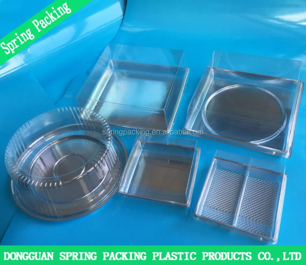 
Custom PET PP PS box and tray plastic food container 