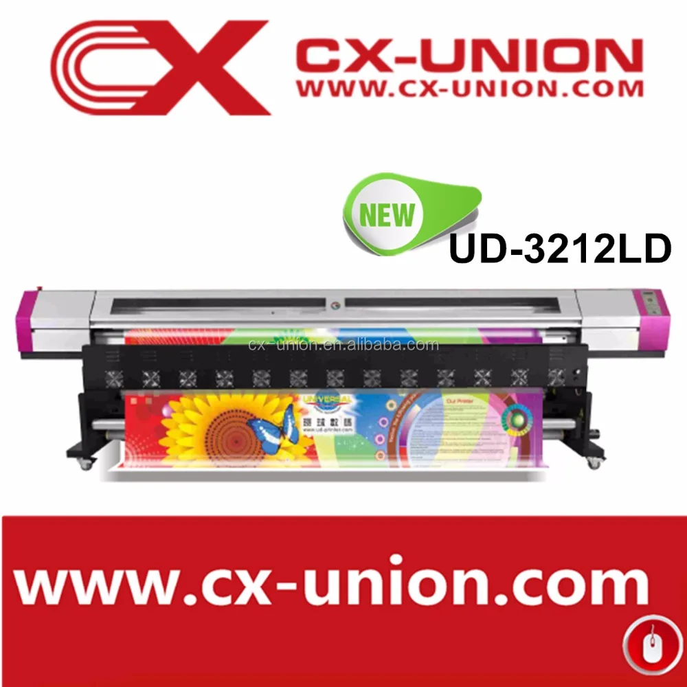 Galaxy UD3212LD 2 dx5 heads 3.2m large format eco solvent printer vinyl printer