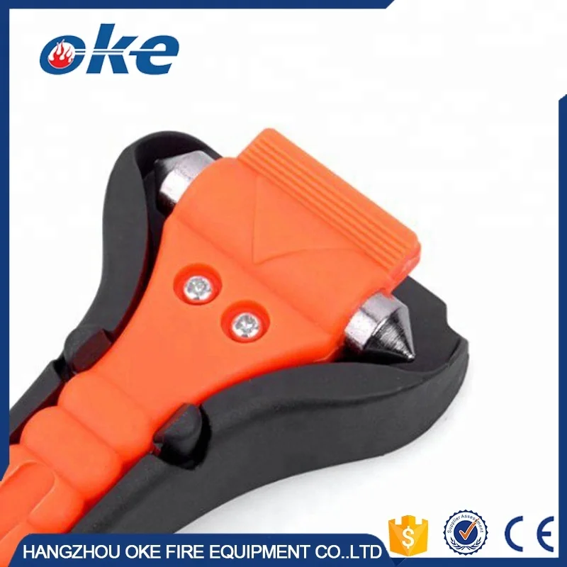 Okefire Practical Window Glass Breaker Emergency Hammer with Belt Cutter