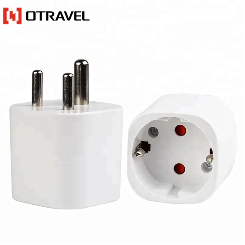 2018 trending products 110v to 220v voltage converter Earthed US plug socket standard grounding world travel adapter