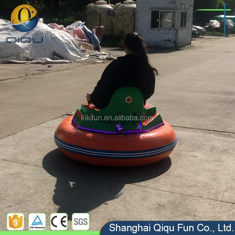 QIQU amusement park kids 12v li ion battery operated bumper cars with low price for sale / chinese inflatable ufo bumper car