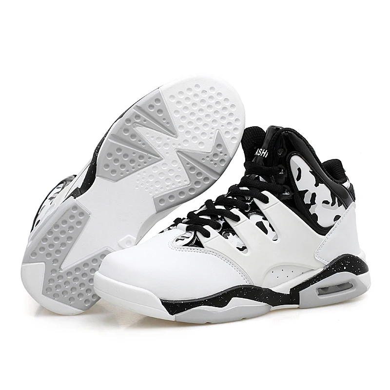 Top Grade OEM Microfiber Basketball Shoes Fashionable Sport Basket Ball Sneakers for Boys and Girls for All Seasons