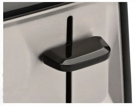 2 slice stainless steel wide slots high rise toaster lift toaster