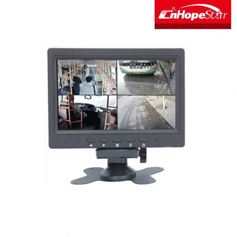 TV 16:9 7 inch ultra-thin TFT LCD color car monitor with 2av