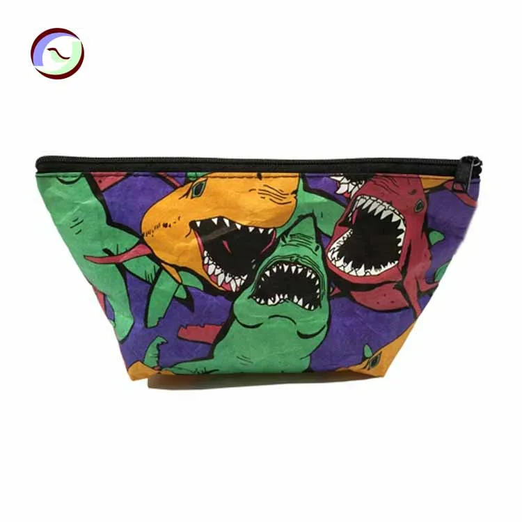 
Promotion DuPont Paper Tyvek Or Washable Kraft Travel Makeup Eco Beauty Zipper Pouch Bag Cosmetic funky cosmetic bag as makeup 