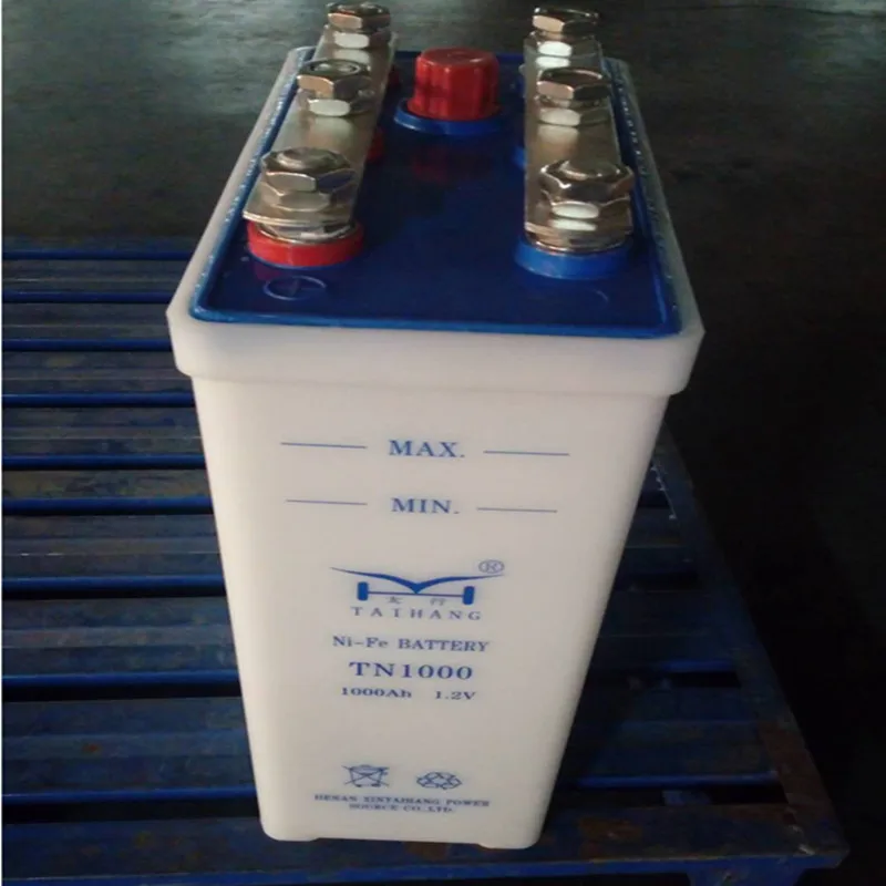 2018 hot sale nickel iron battery china 24v 48v 1000ah nife battery for solar