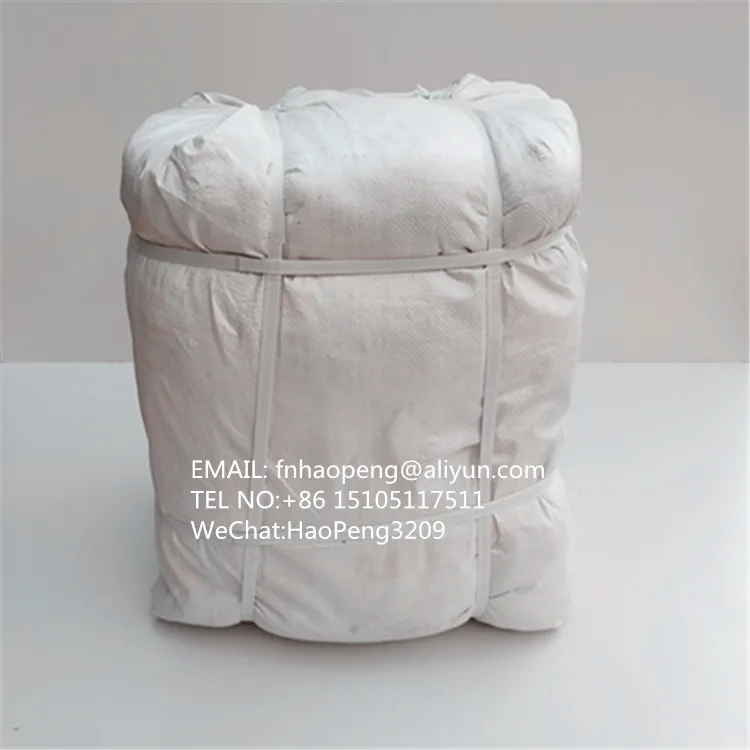 White used bedsheet cotton rags wiping rags for machine cleaning