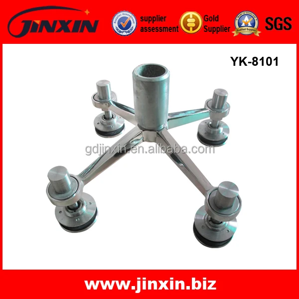 
Stainless Steel Structural Glass Curtain Walls Fittings Glass Spider 