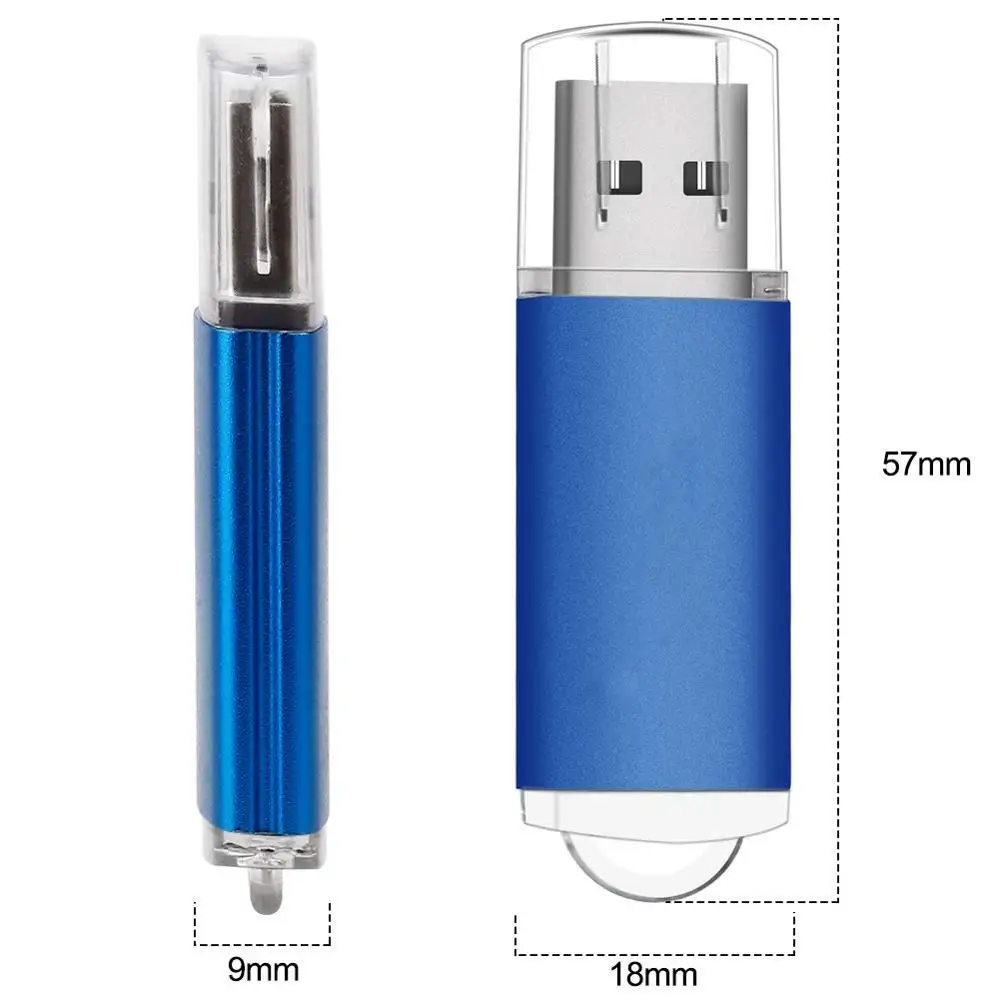 Factory Price USB Flash Pen Drive 2.0 Plastic USB Flash Drive Custom Logo Printing 16GB 32GB 64GB