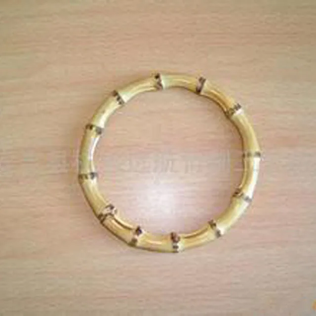 natural bamboo root, bamboo whip Fashionable bamboo ring, handbag pull ring,