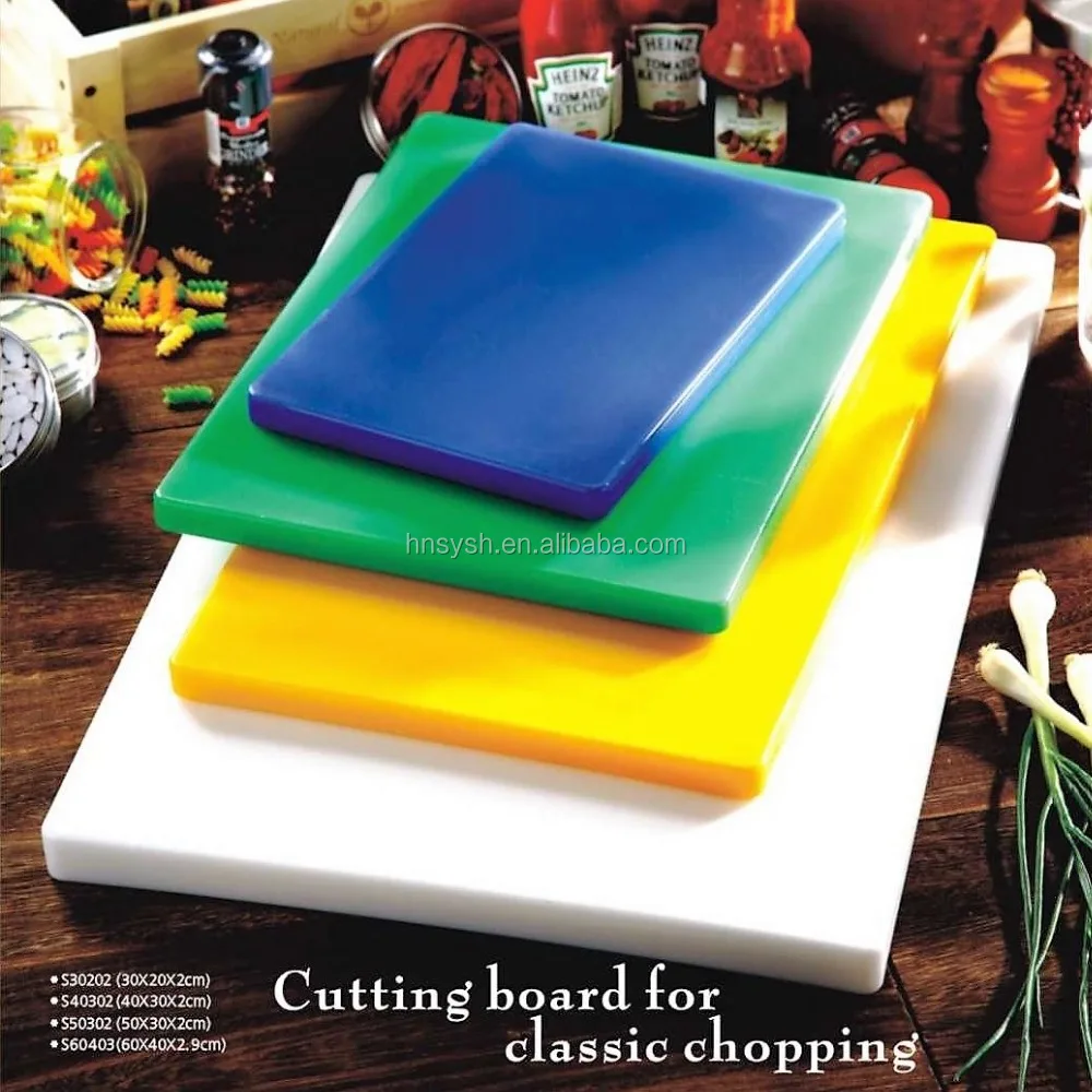Hot-sale products pe cutting board/breadboard kitchen/plastic chopping board