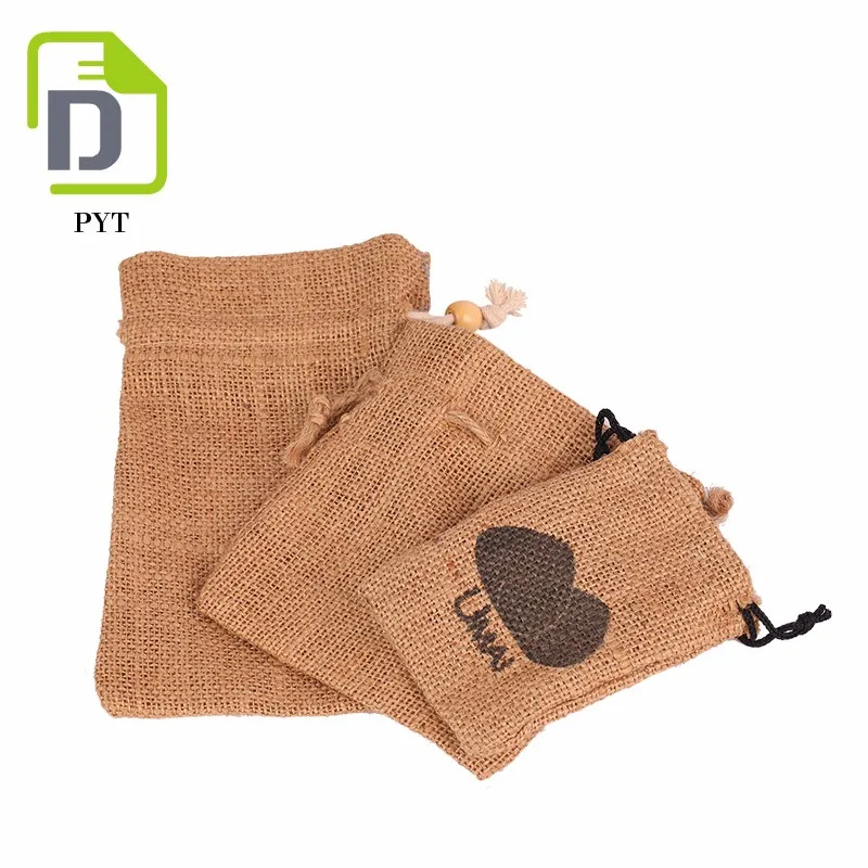 jute bags for coffee and cocoa jute gift pouch with logo custom