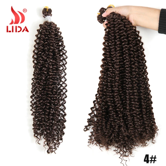 Lida Freetress water wave Curly Bohemian Crochet hook 100% Crochet braiding hair