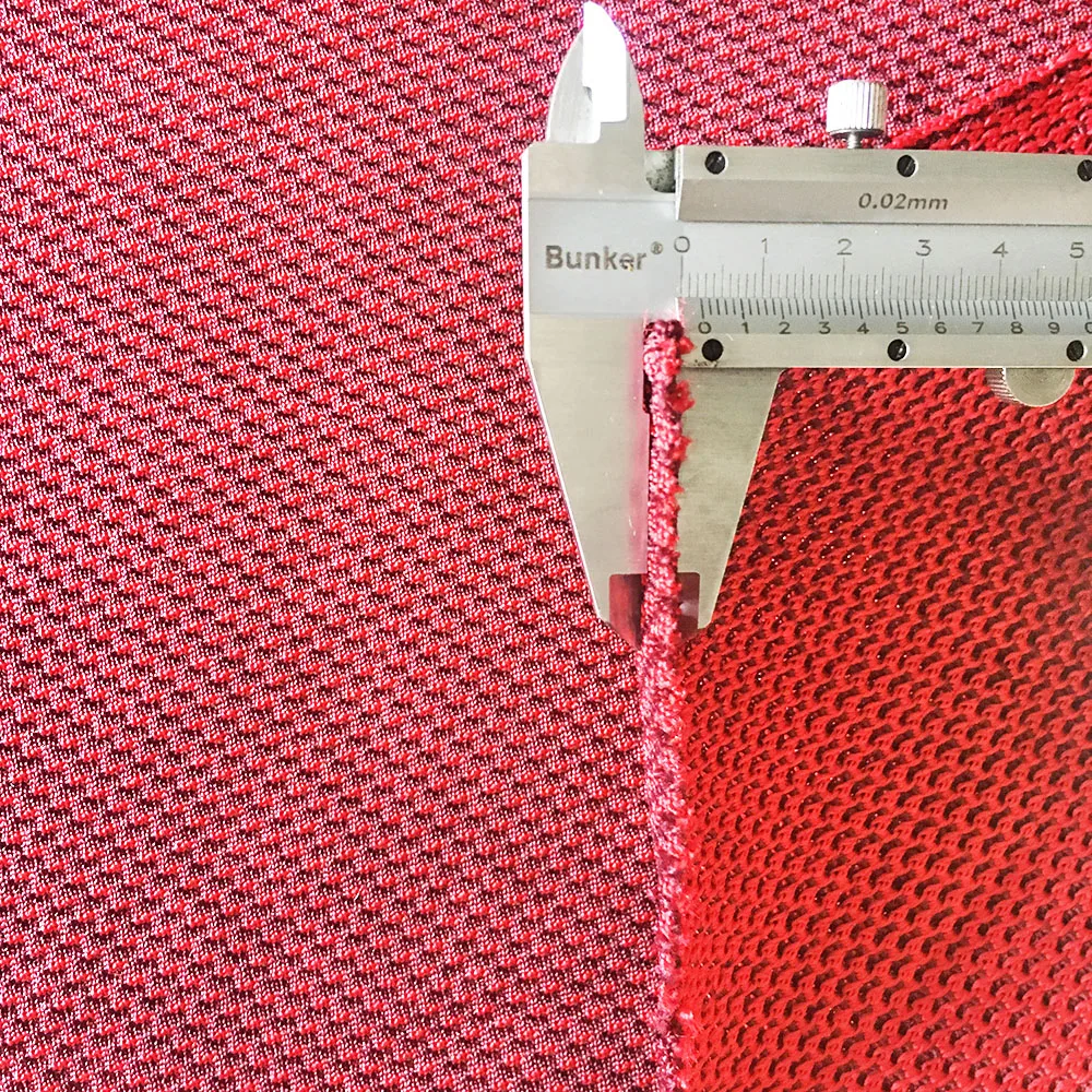 yarn dyed shoes upper material breathable fly knitted upper mesh fabric sport shoes fly knitting fabric