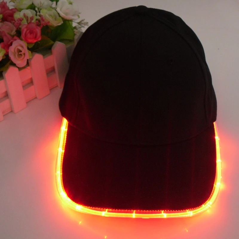 The Colorful Led Frame Hat with New Design led lighted caps with logo