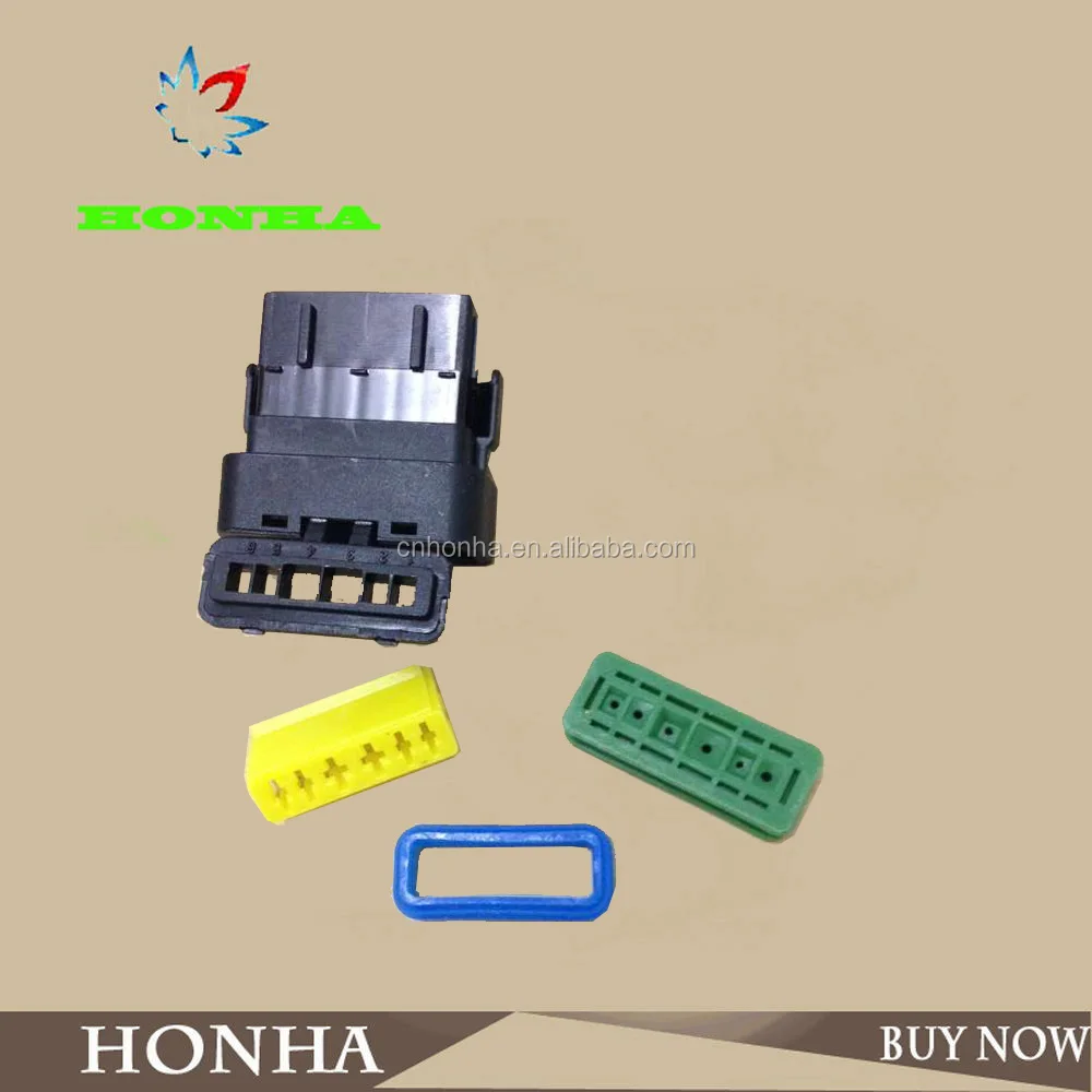 Dj7067y-1.5 2.8-21 high quality PA66 FCI auto 6 pin. female harness connector toyota wire connector