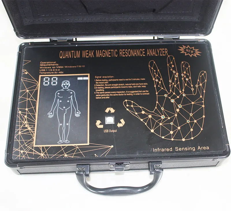 6th Quantum Body Analyzer Device Touch Key  Quantum resonance Health Checking Machine