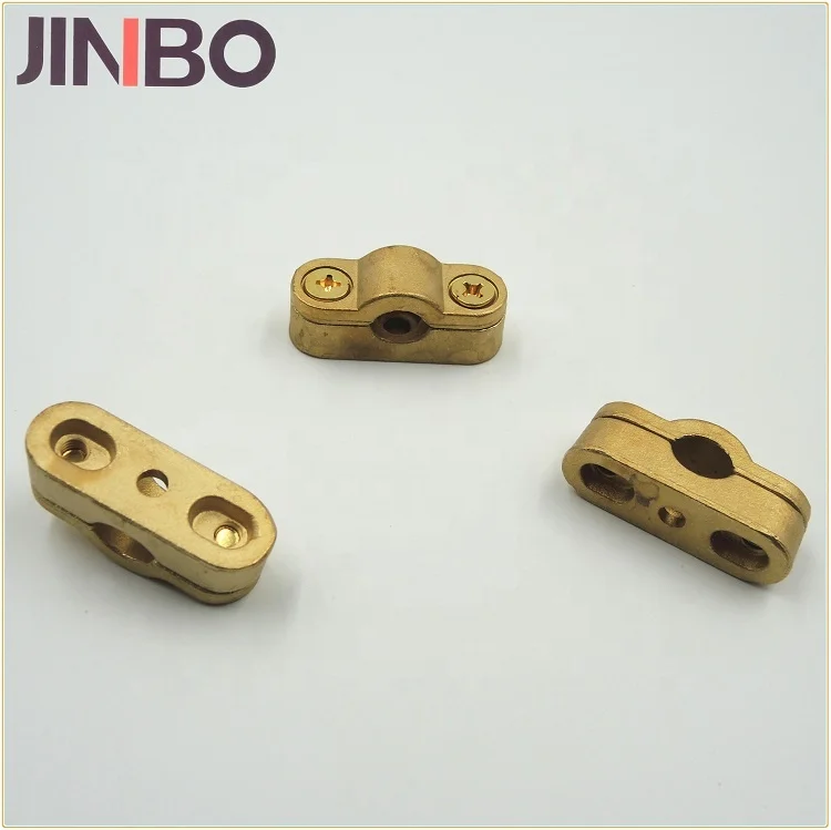 Electrical Ground Earth System Brass Cable Saddle Clamp