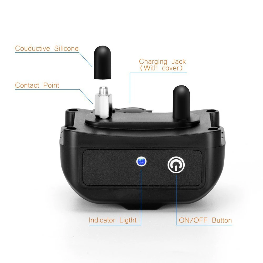 Dog Anti No Bark Collar Remote Dog Bark Collar 500m Waterproof Pet Training Shock Collar