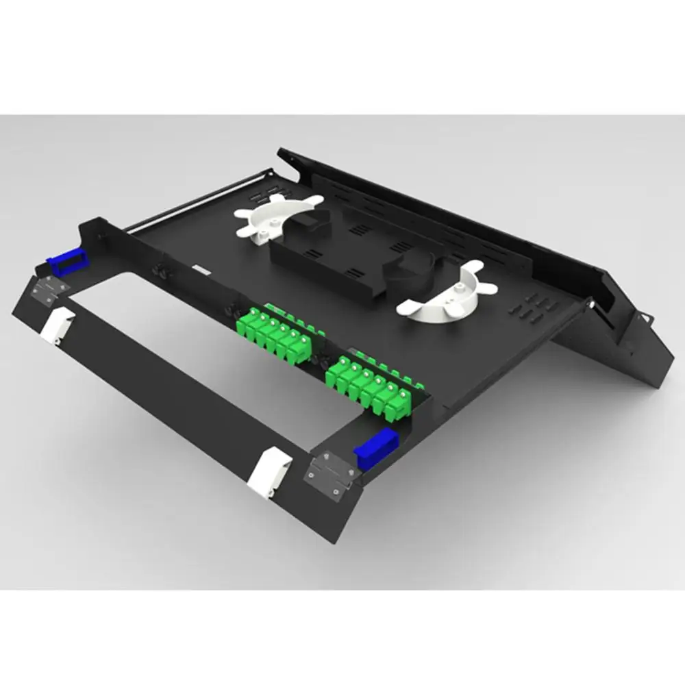 odf 12 core small fiber optic patch panel ftth distribution box