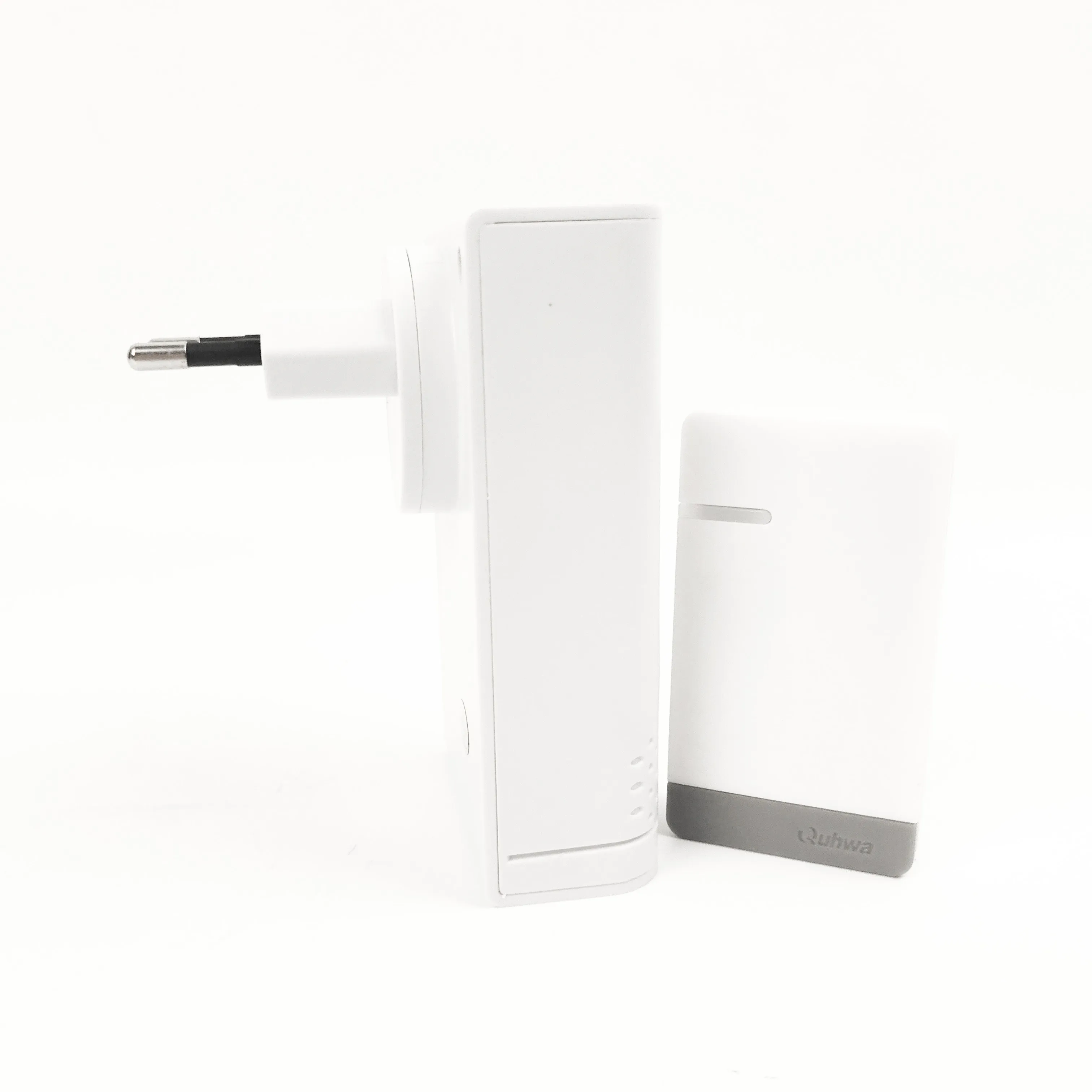 Kinetic Plug In No Battery  Wireless Long Range Quhwa Doorbell