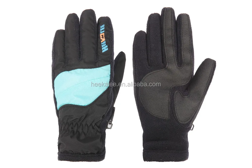 Thinsulate insulation waterproof membrane insert glove snowboarding ladies white ski gloves with breathable fabric