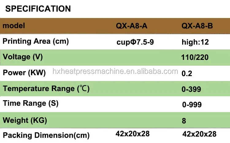 
QX-A8 lowest price top quality Vertical mug Other Type A4 Thermal Printer hot foil stamping printer 