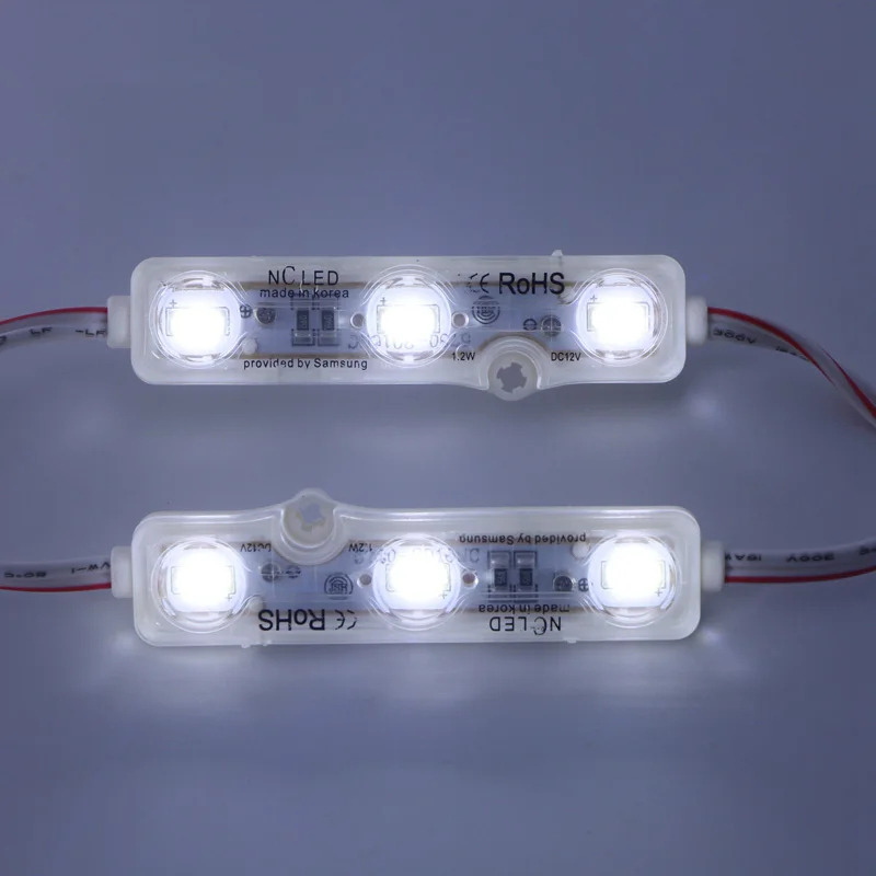 Injection Led Module Import Chips 3pcs 5730 SMD 1.5W IP68 Led Module With Lens