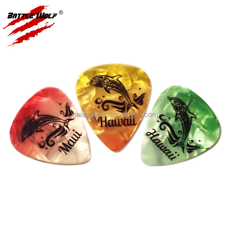 Новый продукт под заказ целлулоидные гитарные медиаторы