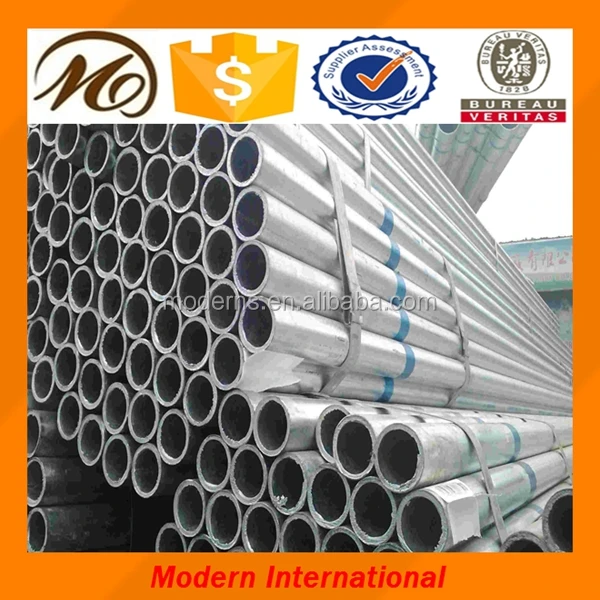 Galvanized steel pipe class B price per meter