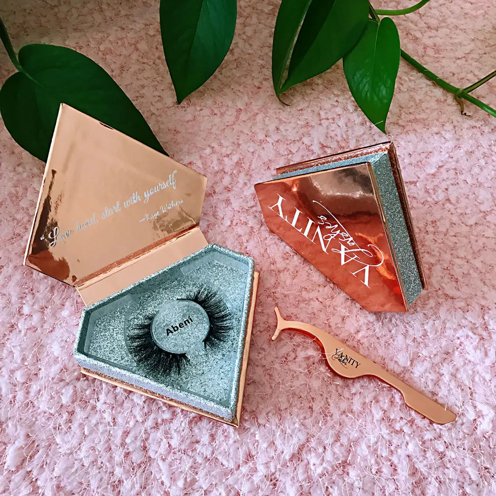 Премиум частная торговая марка 3D Искусственные норковые ресницы