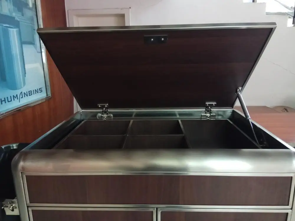 Deluxe hotel trolley housekeeping maid cart