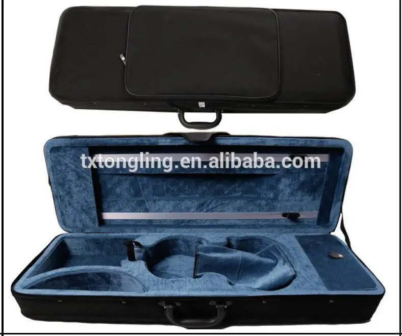 TL004-580) Famous violin brands flamed violin with case and rosin german violin craft