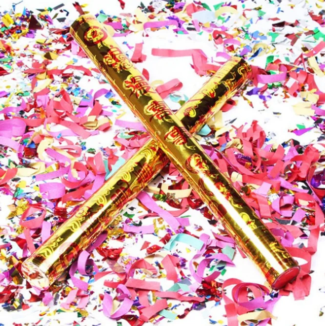 New design custom size 60/80/100 cm electric confetti cannon.